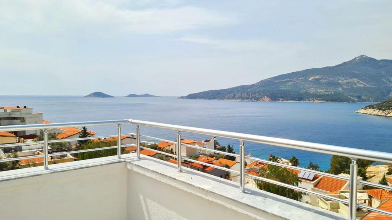 Shared Pool Flat Located 3 Min To Beach In Kalkan Apartment Ngoại thất bức ảnh